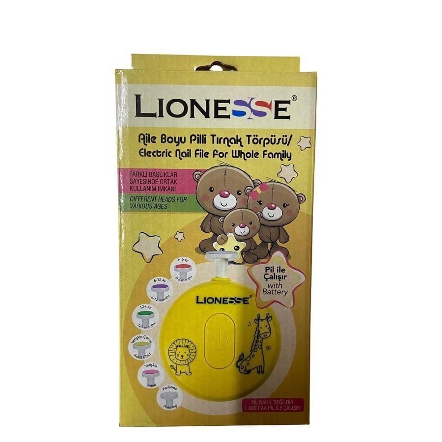 Lionesse Battery Powered Family Nail File Set 2029