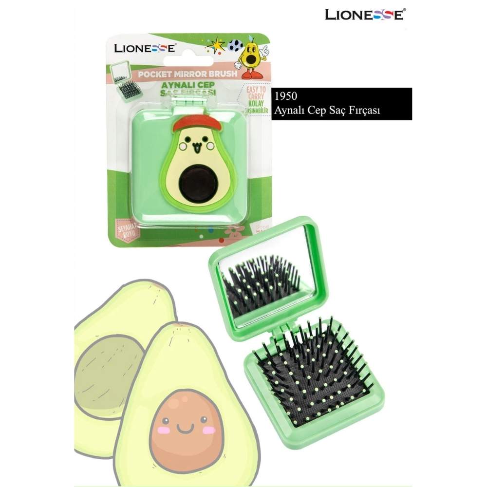 Lionesse Avocado Hair Brush Detangling & Shine 1950