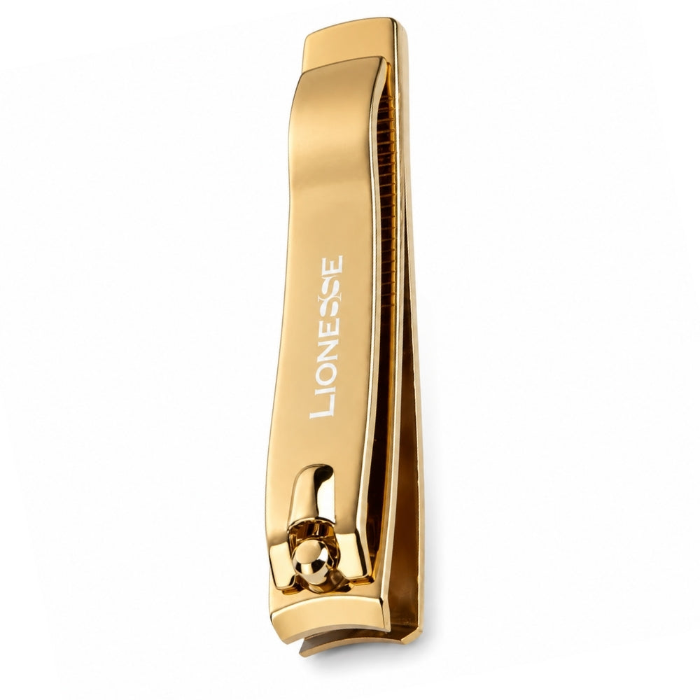 Lionesse Gold Nail Clipper for Clean & Precise Cuts
