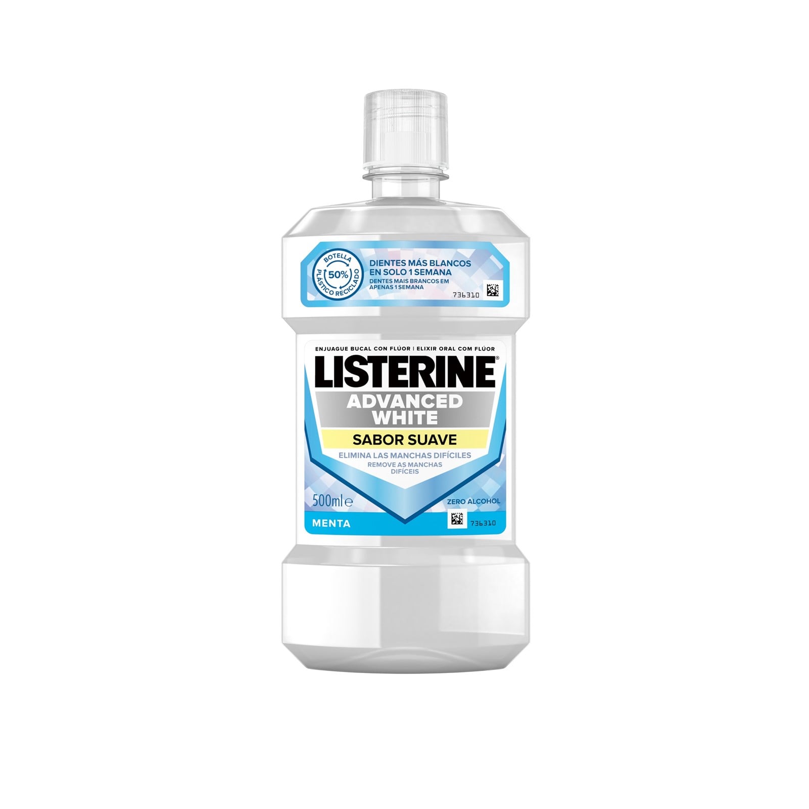 Listerine Advanced White - Powerful Mouthwash | 500 ml
