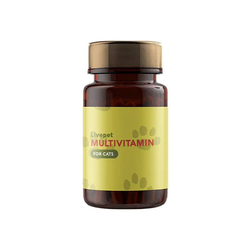 Livepet Multivitamin for Cats Daily Health Supplement 21g