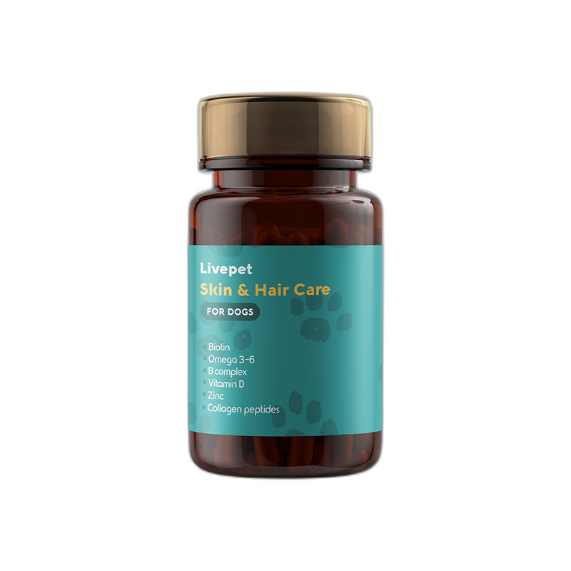 Livepet Skin & Hair Care for Dogs Healthy Coat Tablet 45g