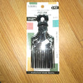 Looks Afro Fist Pick Hair Comb Black 3 Pc