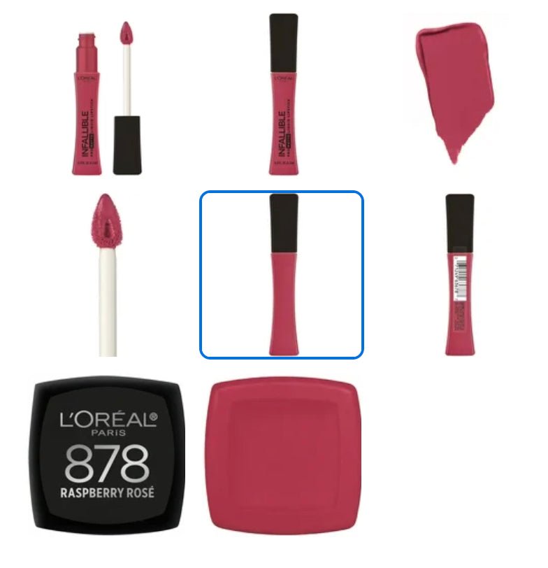 L'Oréal Paris Infallible Pro-Matte Liquid Lipstick, Raspberry Rose 0.21 oz