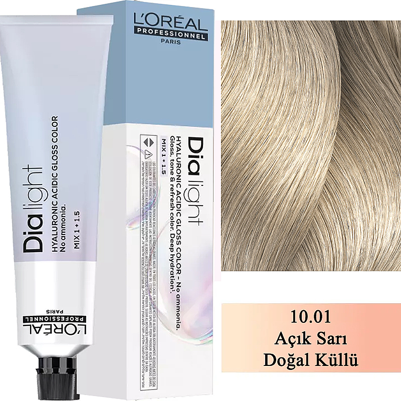 L'Oreal Professionnel Dia Light Ammonia-Free Hair Color 10.01 60ml
