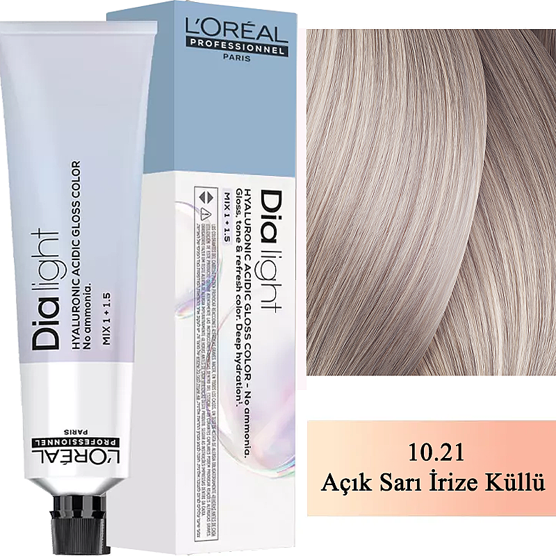 L'Oreal Professionnel Dia Light Ammonia-Free Hair Color 10.21 60ml