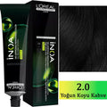 L'Oreal Professionnel Inoa Ammonia-Free Hair Color 2.0 Dark Brown 60g