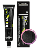 Loreal Professionnel Paris Inoa 4/4N Brown No Ammonia Permanent Hair Color 2.1 Ounce 60 Gram