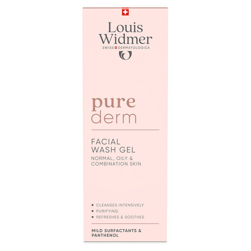 Louis Widmer Purederm Facial Cleansing Gel for Oily Skin 125 ml