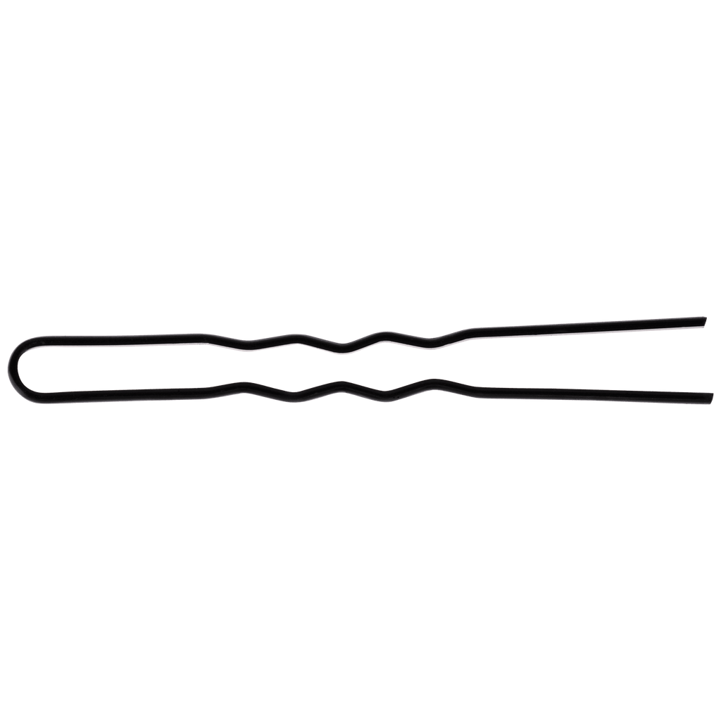 LQQKS 1 3/4" Hair Pin No Ball Tip 100ct Black