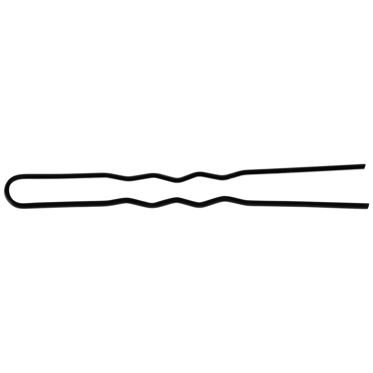 LQQKS 1 3/4" Hair Pin No Ball Tip 100ct Black