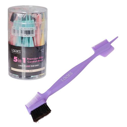 LQQKS 5-in-1 Premium Edge Control Brush