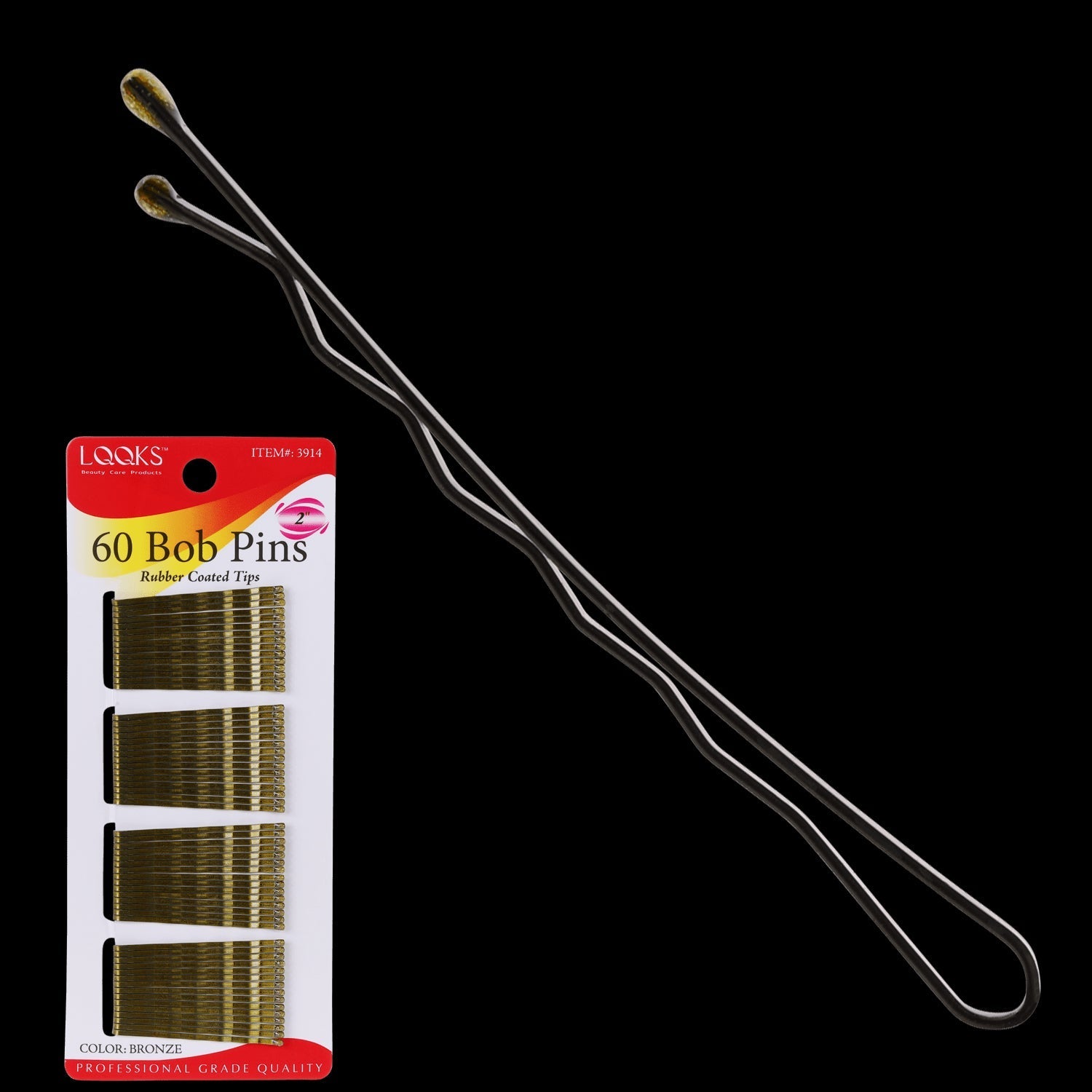 LQQKS 60 Bobby Pins Bronze