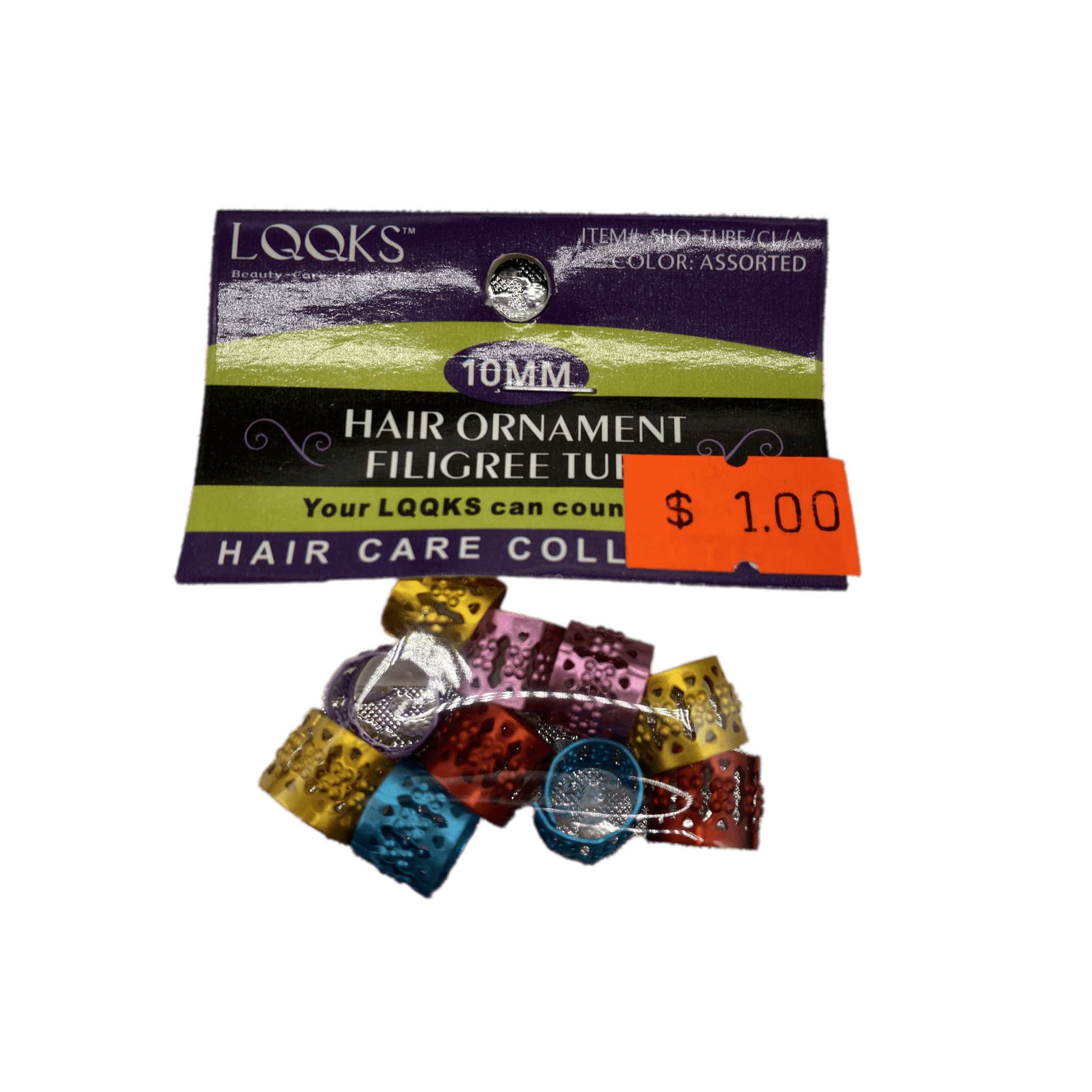 LQQKS (Braiding Accessories) Hair Ornament Filigree Tube