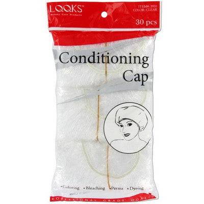LQQKS Clear Plastic Shower Cap 30 pcs