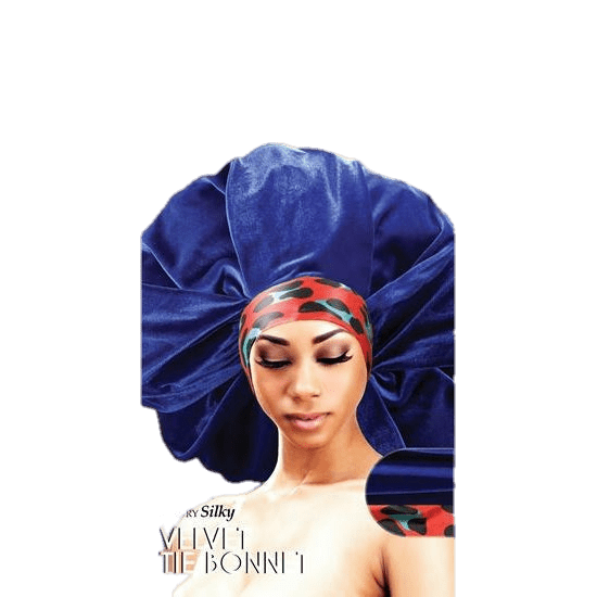 Lux by Qfitt Velvet Tie Bonnet (Jumbo)