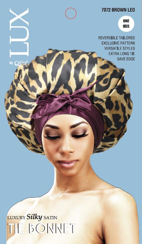 Lux by Qfitt Silky Tie Bonnet