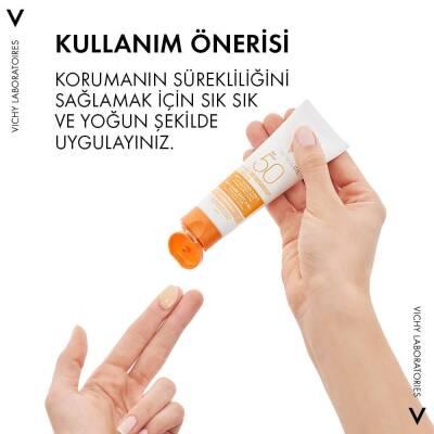 Vichy Tinted Sunscreen SPF50 - Anti-Dark Spots Care for Sensitive Skin, Paraben-Free & Hypoallergenic