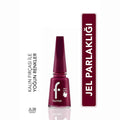 Flormar JL38 Sangria Jelly Look Nail Polish: Intense Color, High Shine, & Long Lasting Gel Effect