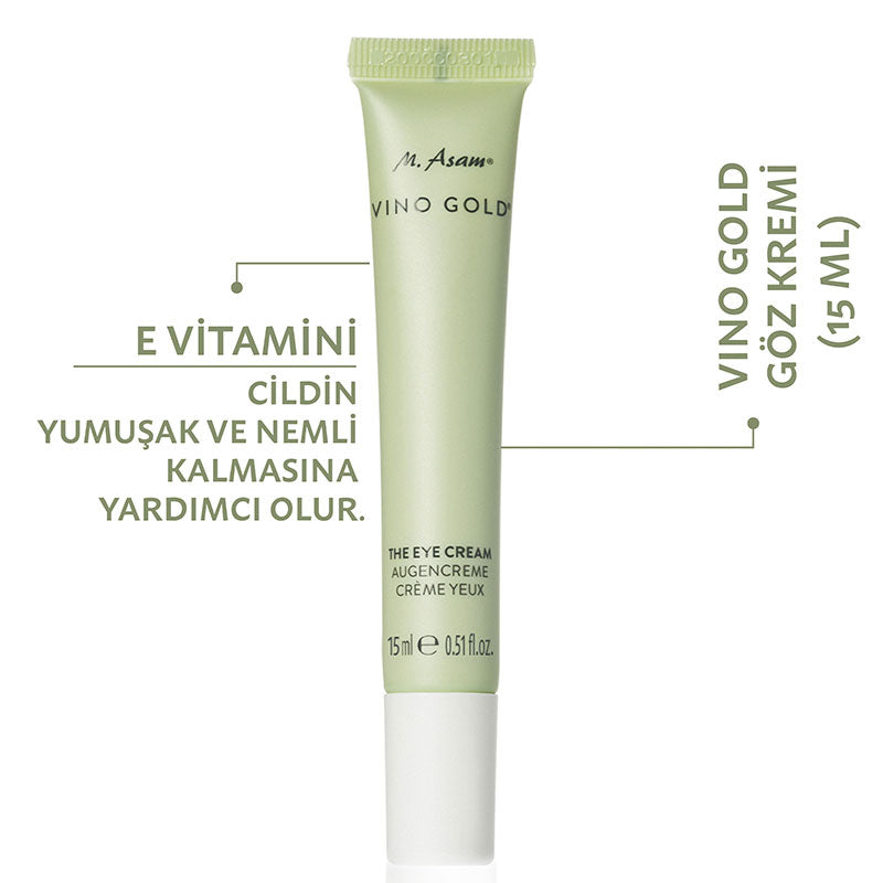 M. Asam Vino Gold Anti-Wrinkle Eye Cream with Caffeine 15 ml