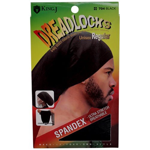 M & M Spandex Cap for Dreadlocks Unisex Regular Black