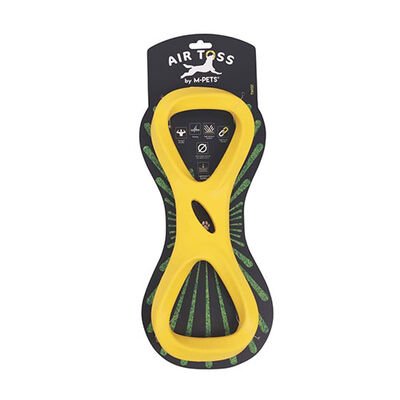 M-Pets Air Twist Floating Dog Toy High Visibility Yellow 13.3x34.4cm