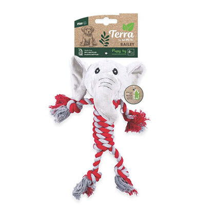 M-Pets Bailey Eco Plush Dog Toy Sustainable Soft Playmate 33cm