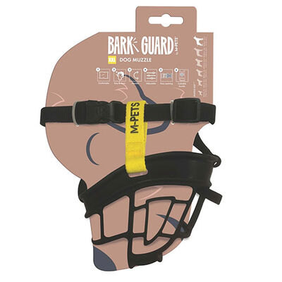 M-Pets Bark Guard Dog Muzzle Breathable Control XXL 22x19x9cm
