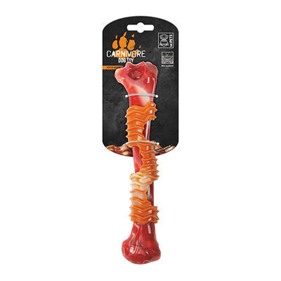 M-Pets Carnivore Stick Bone Bacon Scented Dog Toy Large 10in