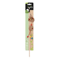 M-Pets Charmy Cone Catnip Cat Teaser Wand Brown