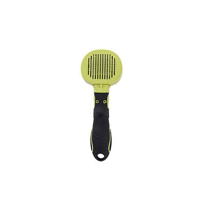 M-Pets Click & Groom Massage Brush for Cats & Dogs Small