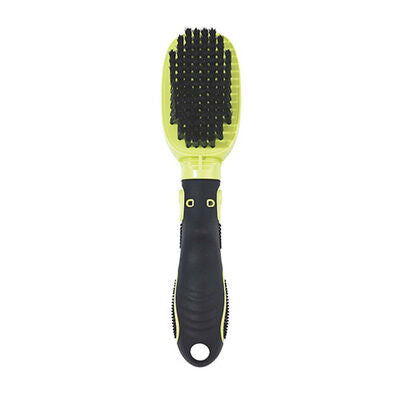 M-Pets Click & Groom Bristle Brush for Shiny Pet Coats 22cm