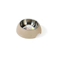 M-Pets Eco Bamboo Pet Bowl with Stainless Steel Insert 600 ml