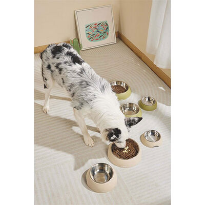 M-Pets Eco Bamboo Dog & Cat Bowl Green 600 ml