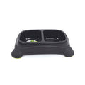 M-Pets Eco Double Recycled Plastic Pet Food and Water Bowl 2x400ml
