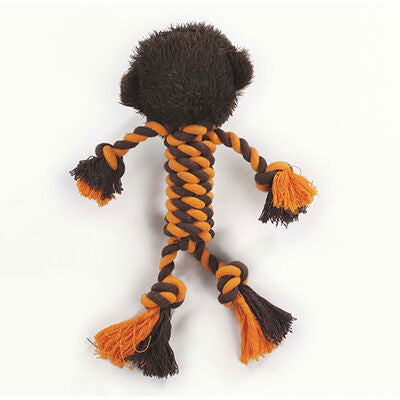 M-Pets Eco Shelly Plush Monkey Dog Toy with Recycled Fibers 33cm