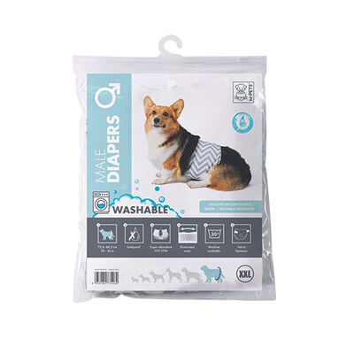 M-Pets Washable Male Dog Diaper Reusable Wrap XXLarge