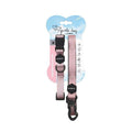 M-Pets Gentle Dog Collar and Leash Set Pink Medium