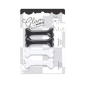 M-Pets Glam Bone Shaped Pet Hair Clip Black & White 2cm