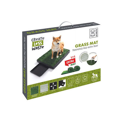 M-Pets Grass Mat Indoor Dog Potty with Drawer 58x46 cm