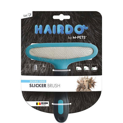 M-Pets Hairdo Double-Sided Grooming Brush for Cats & Dogs 15x17cm
