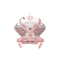 M-Pets Haute Couture Pink Dog Harness Reflective Design Large