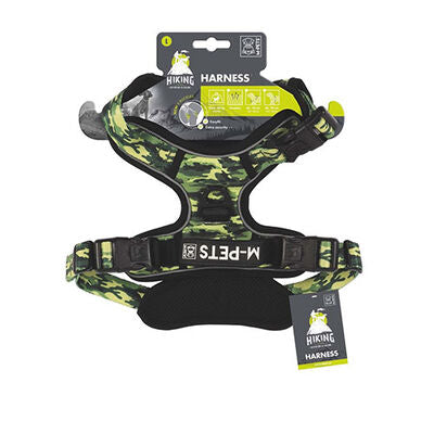M-Pets Hiking Reflective Camouflage Dog Harness Large 45-95 cm