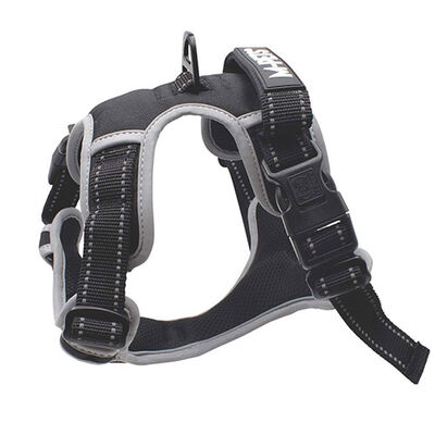 M-Pets Hiking Reflective Dog Harness Black XL 50-110cm