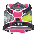 M-Pets Hiking Reflective Soft Dog Harness Pink Medium