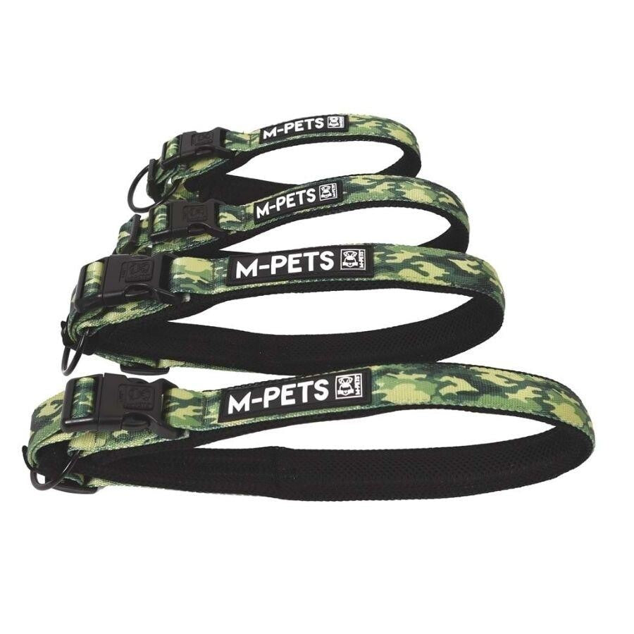 M-Pets Hiking Soft Camouflage Dog Collar Padded Large 55-65cm