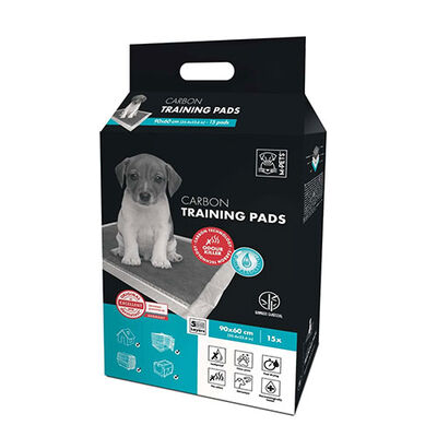 M-Pets Carbon Dog Training Pads Odor Control 90x60 cm 15 Count