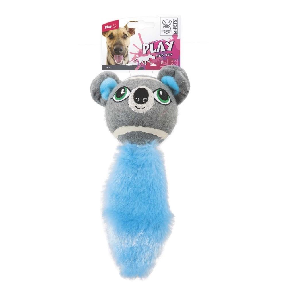 M-Pets Koala Dog Toy with Squeaky Tennis Ball 18x11x6.5 cm