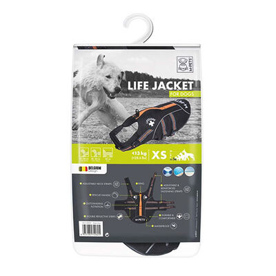M-Pets Dog Life Jacket High-Visibility Swim Support X-Small 28cm