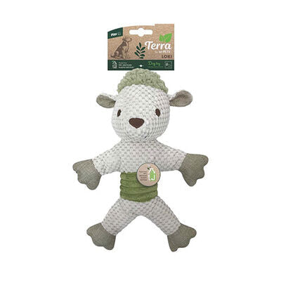 M-Pets Loki Eco Lamb Dog Toy Recycled Plush 30x22x8 cm